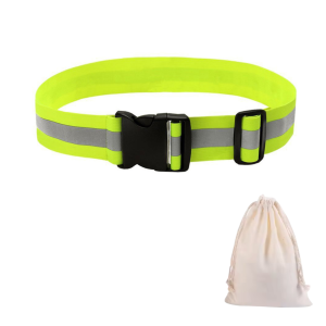 Reflective Safety Running Belt with NUUK®  Storage Drawstring Bag